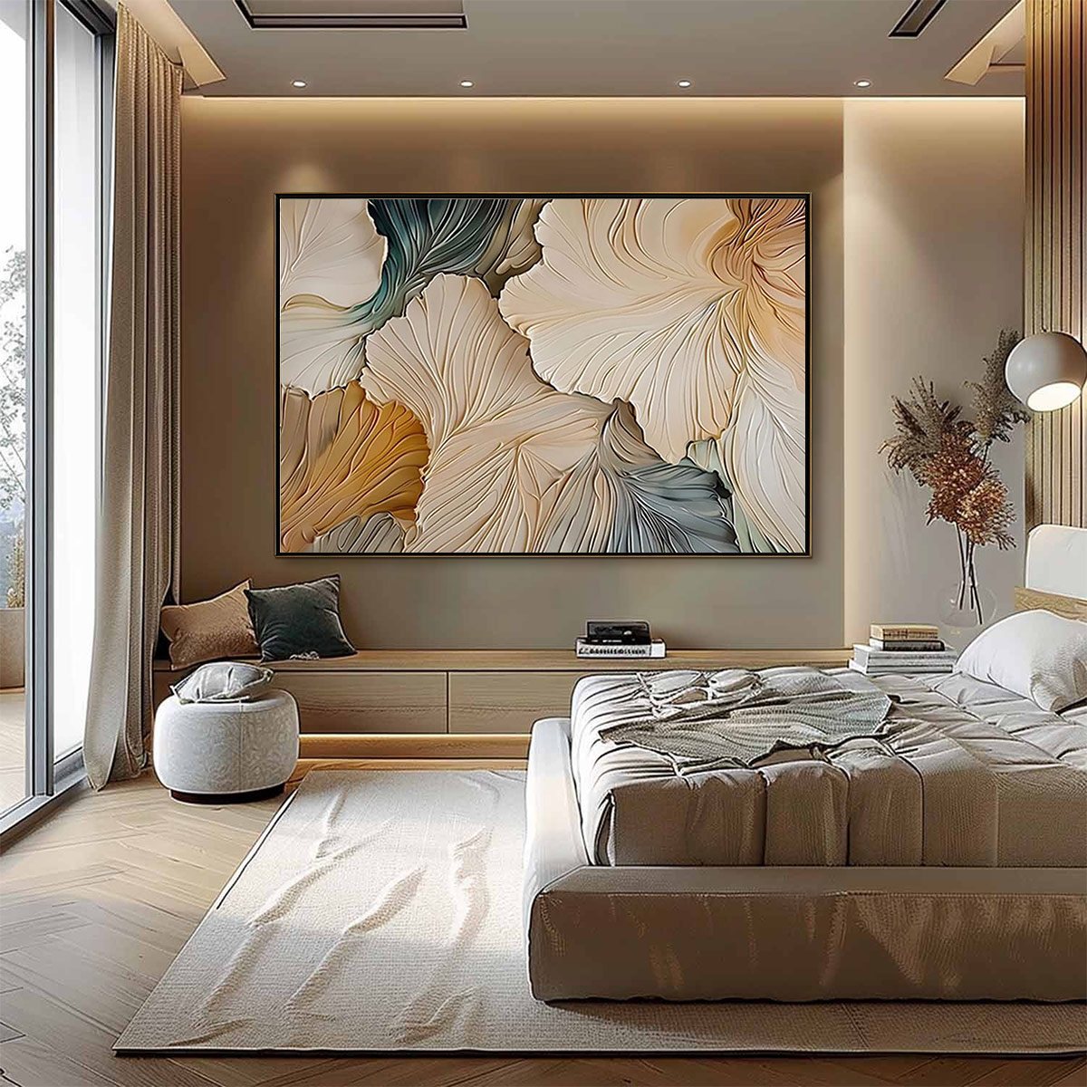 PETAL WHISPER: Soft Impressionist Floral Oil Painting