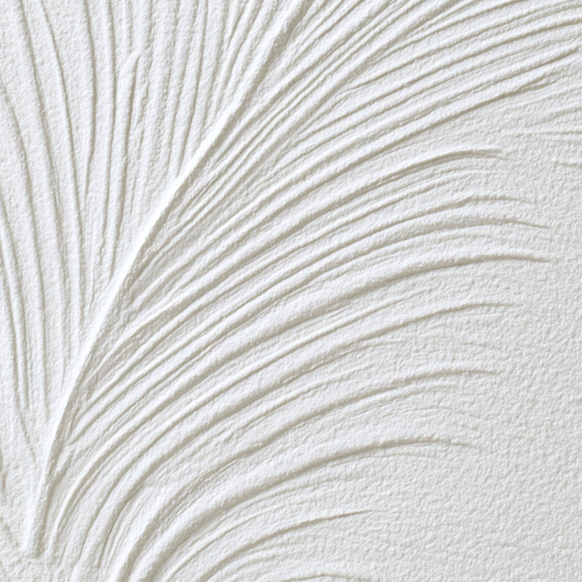 PLUME: Textured Minimalist Wabi Sabi Feather Painting