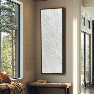 QUIET CANVAS: Textured Minimalist Wabi Sabi Painting