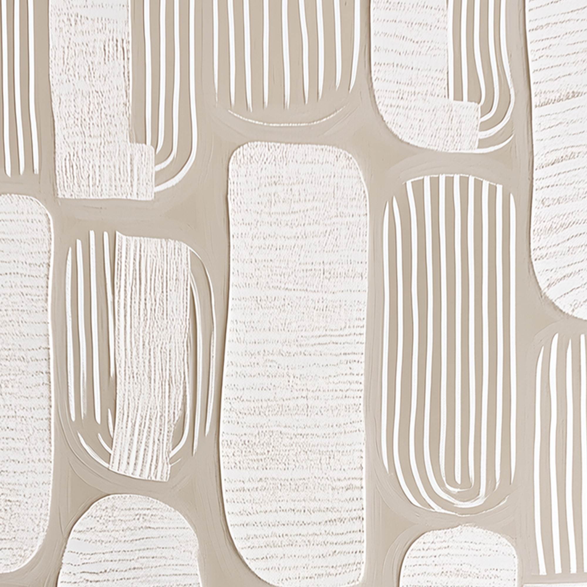 QUIET RHYTHMS: Textured Wabi Sabi Abstract Painting in Neutral Tones