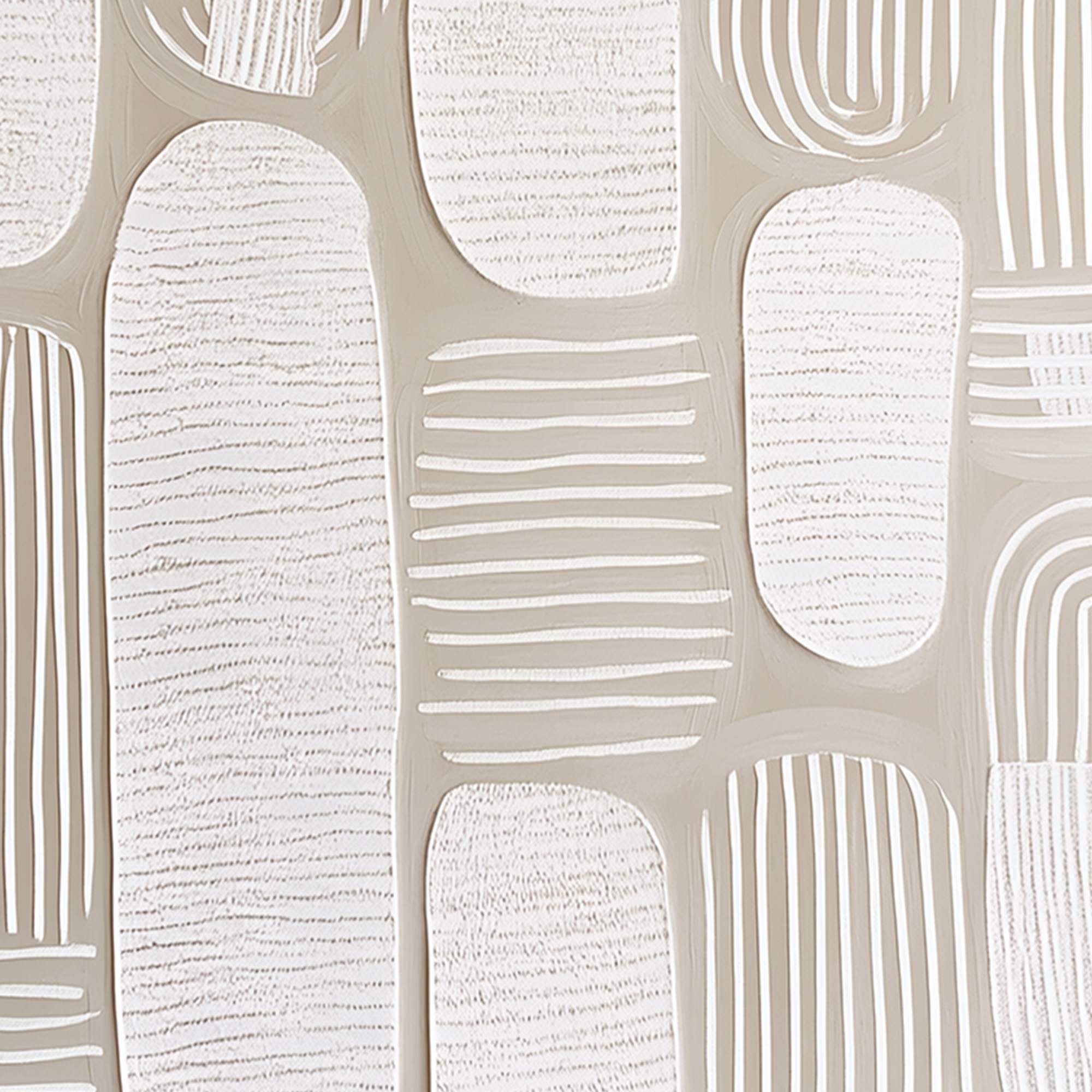 QUIET RHYTHMS: Textured Wabi Sabi Abstract Painting in Neutral Tones