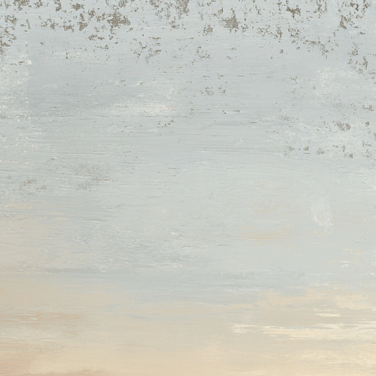 QUIET SHORE: Textured Wabi Sabi Minimalist Beach Painting