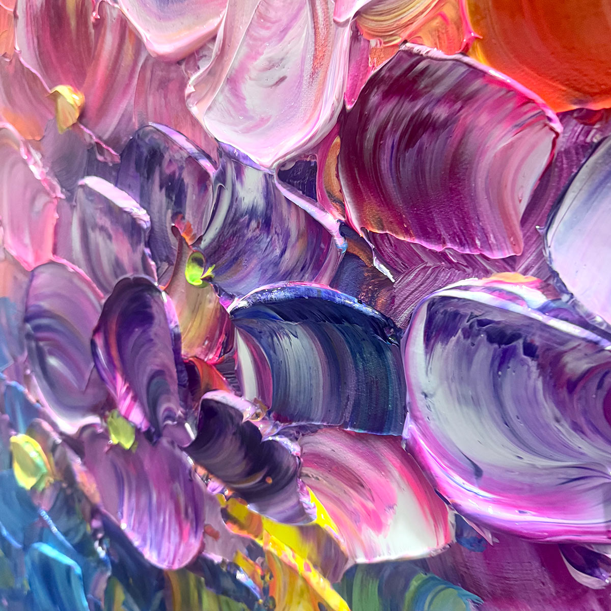 Ready to Ship | RAINBOW FALLS | 28''x56'' | 70x140cm | Black Frame