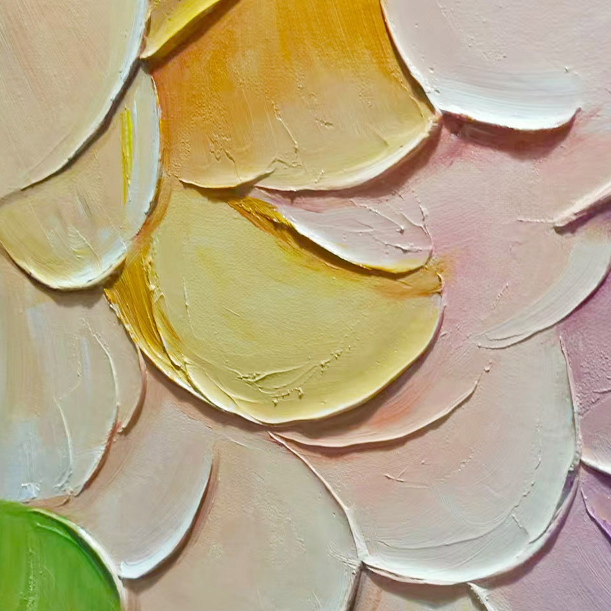 RAINBOW SCALES: Colorful Impasto Abstract Painting