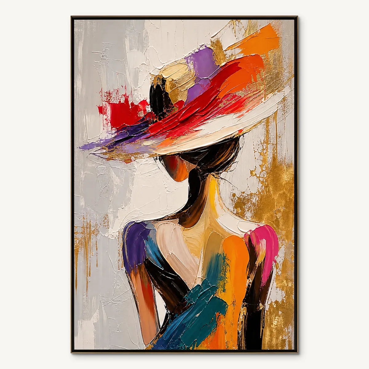 RUNWAY BLOOM: Colorful Fashion Portrait Painting