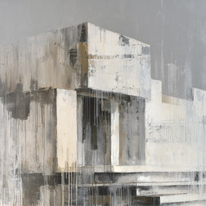 SANCTUARY: Abstract Architectural Painting