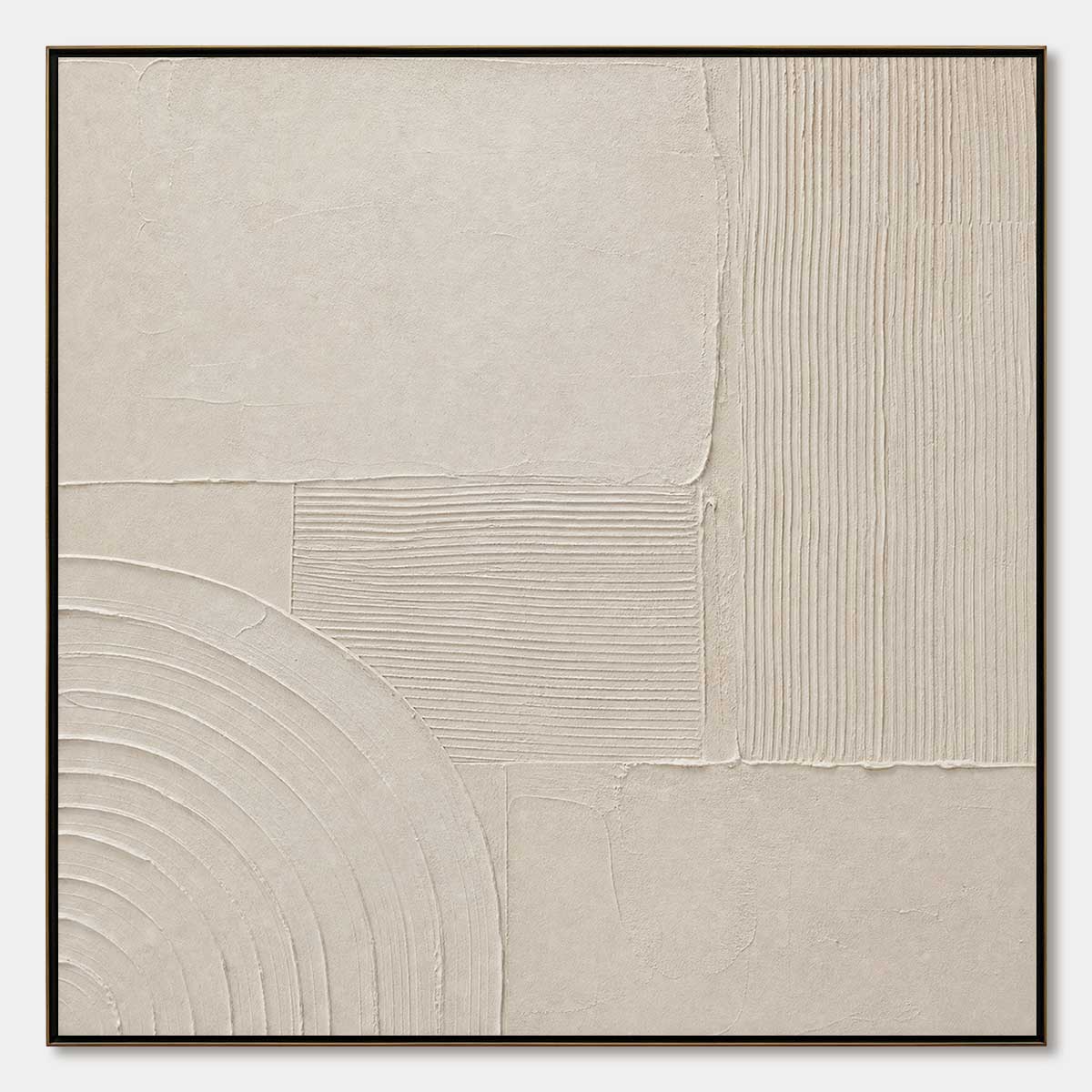 SANCTUARY: Textured Wabi Sabi Minimalist Abstract Painting