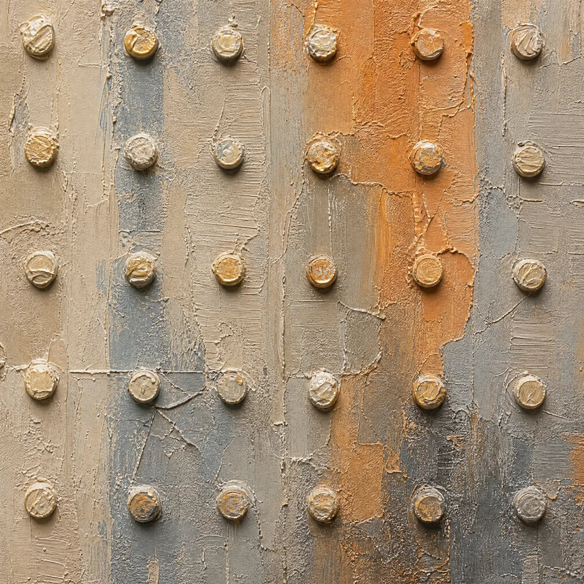 SAND PEARL RHYTHM: Neutral Beaded Texture Abstract