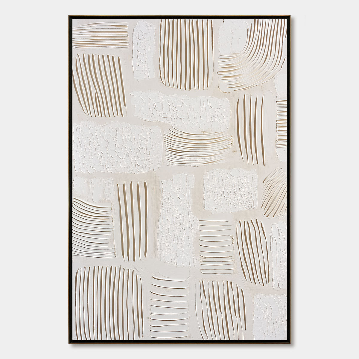 SCRIPTURES: Textured Wabi-Sabi Abstract Canvas Art