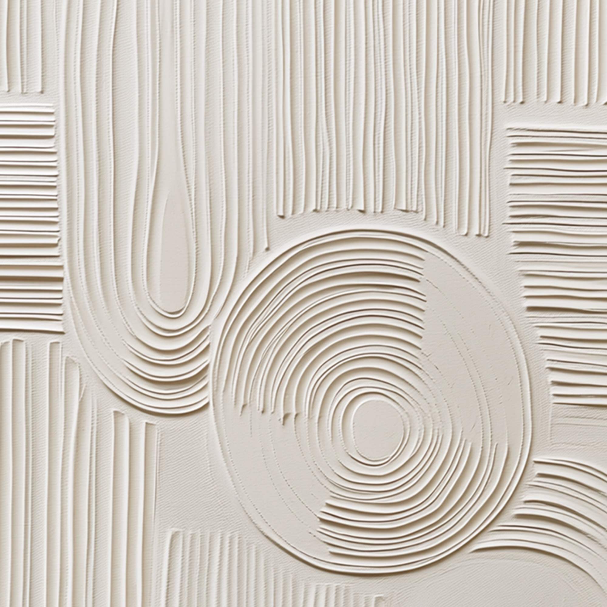 SCULPTED SERENITY: Textured Beige Minimalist Wabi Sabi Wall Art