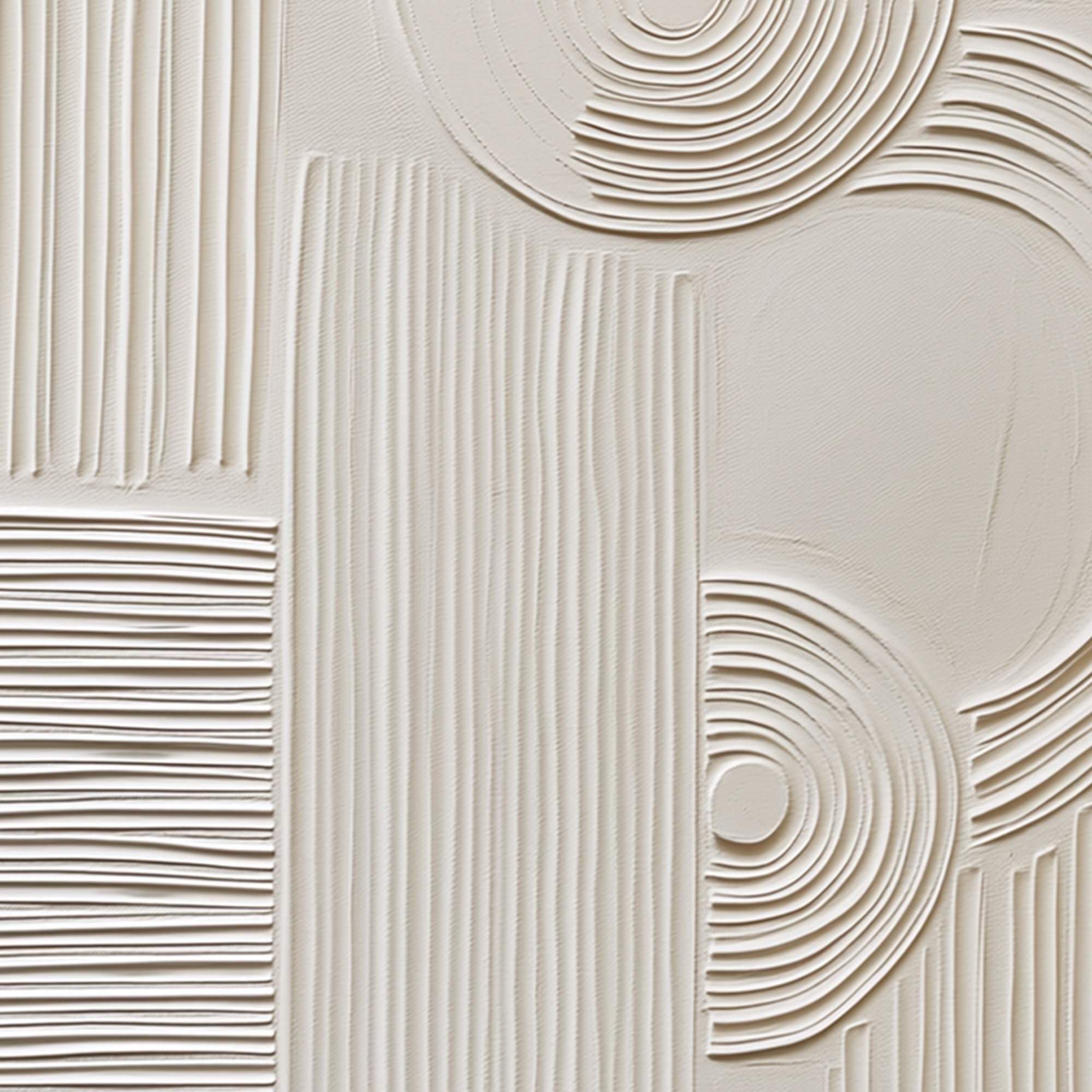 SCULPTED SERENITY: Textured Beige Minimalist Wabi Sabi Wall Art