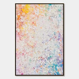 SERENDIPITY: Textured abstract original oil painting, modern wall art.