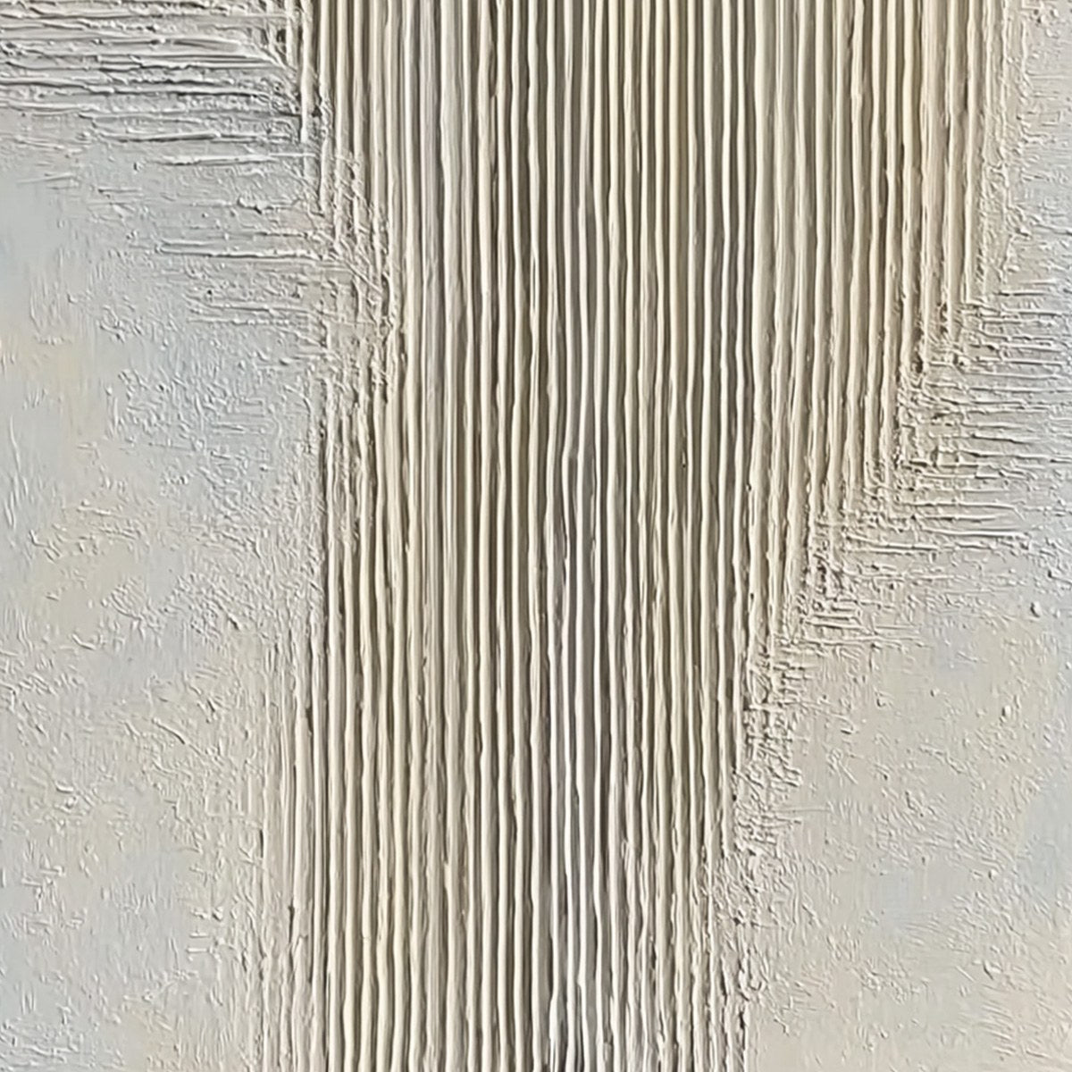 SERENE STRIA: Wabi Sabi Textured Vertical Abstract Painting