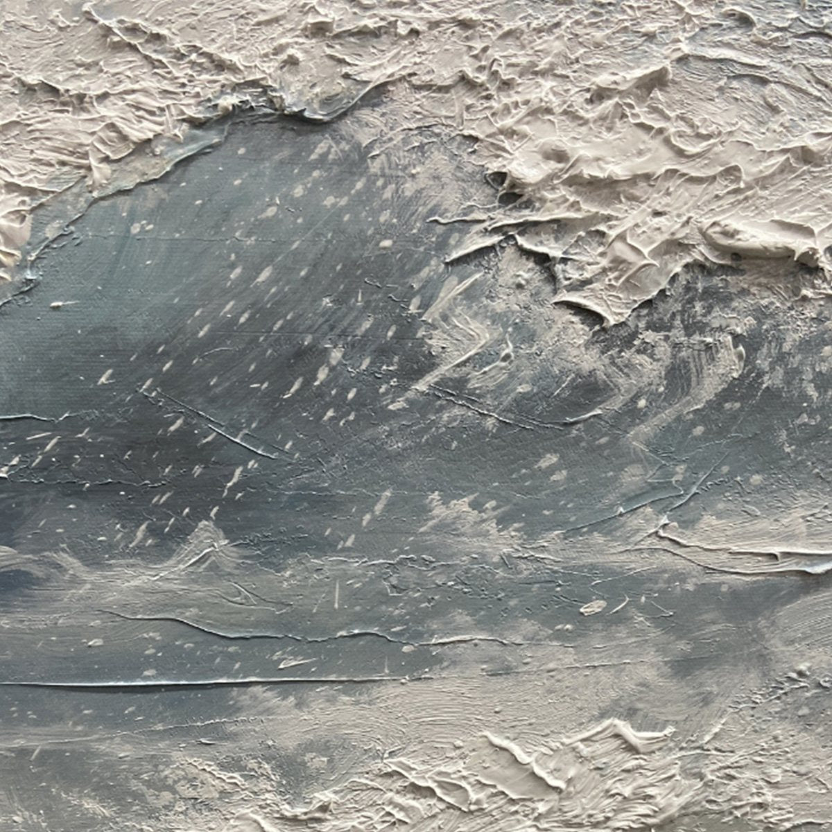 SERENE SHORE- Textured Minimalist Coastal Seascape