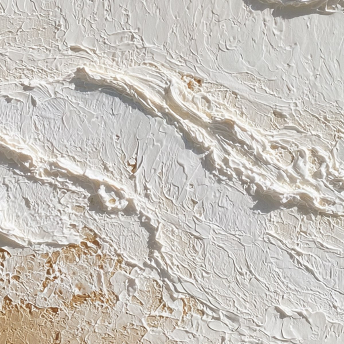 SHORELINE WHISPERS: Textured Wabi Sabi Coastal Painting