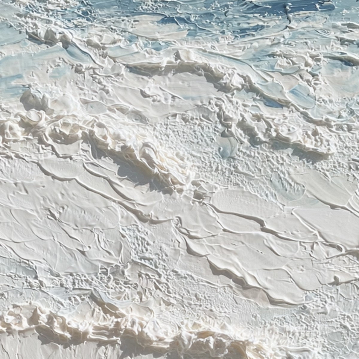 SHORELINE WHISPERS: Textured Wabi Sabi Coastal Painting