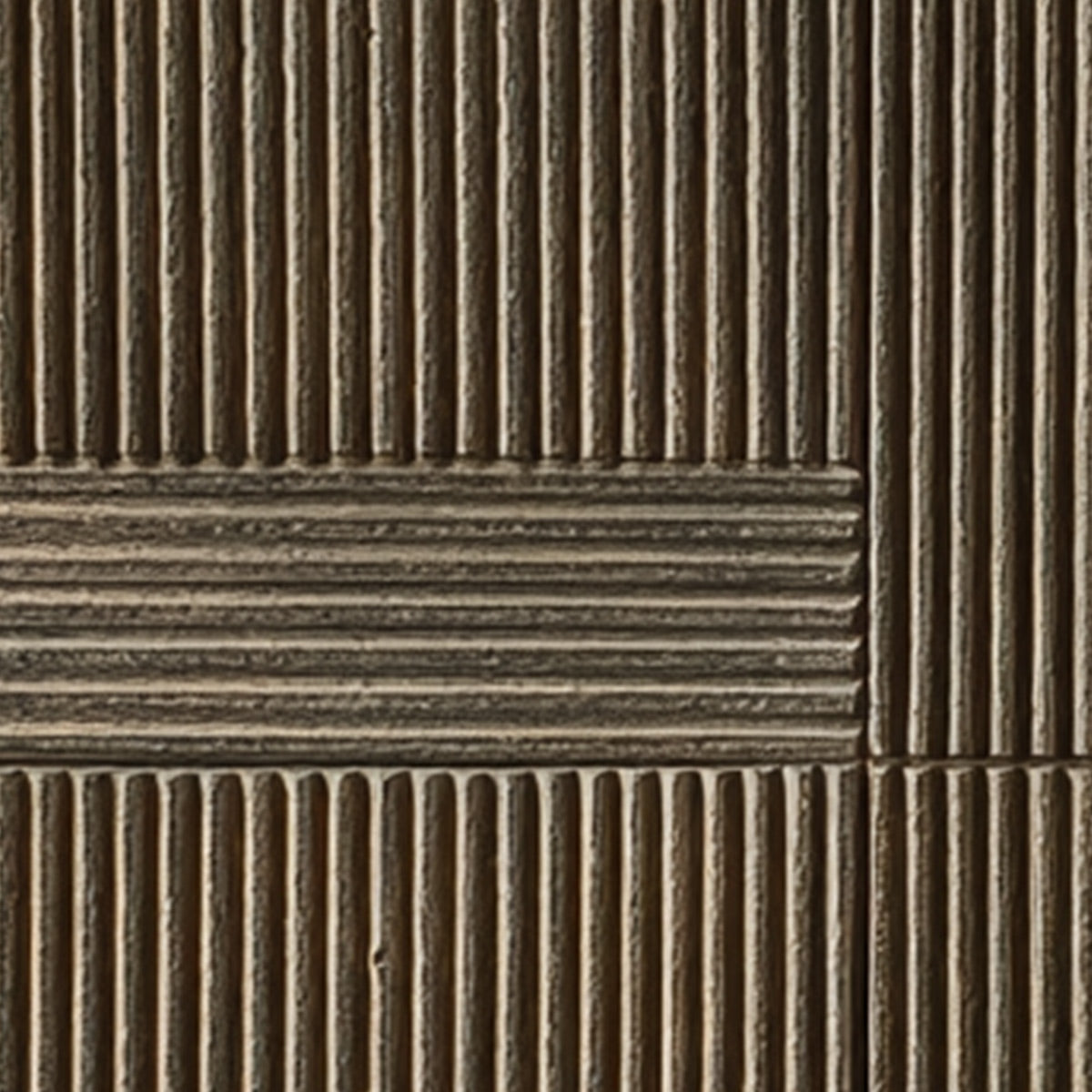 SILENT CADENCE: Square Textured Wabi-Sabi Abstract Wall Art