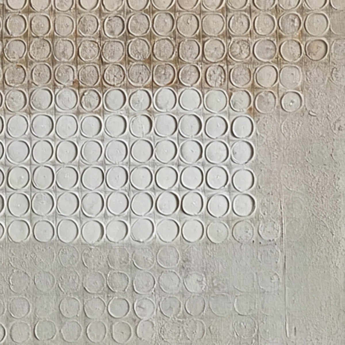 SILENT RHYTHM: Textured Wabi Sabi Abstract Painting in Neutral Tones