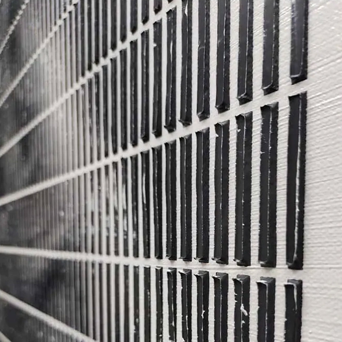 SILVER LININGS: Textured Minimalist Abstract Oil Painting