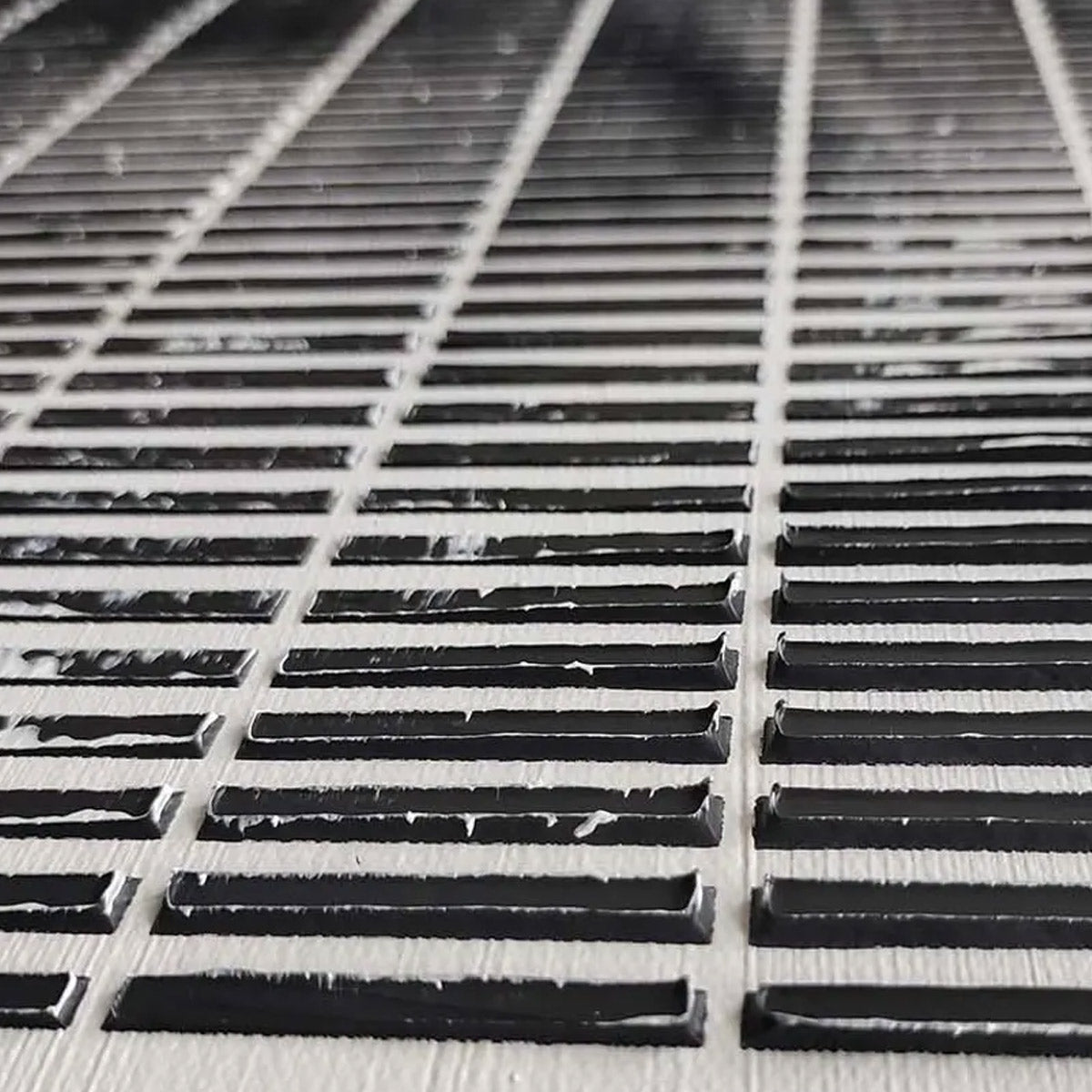 SILVER LININGS: Textured Minimalist Abstract Oil Painting