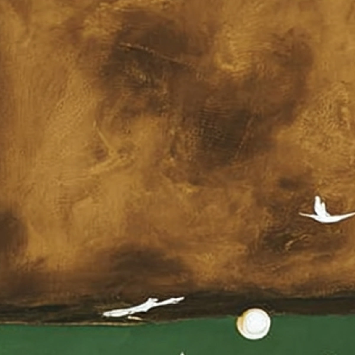 SOJOURN: Wabi Sabi Impasto Painting of an Avian Journey