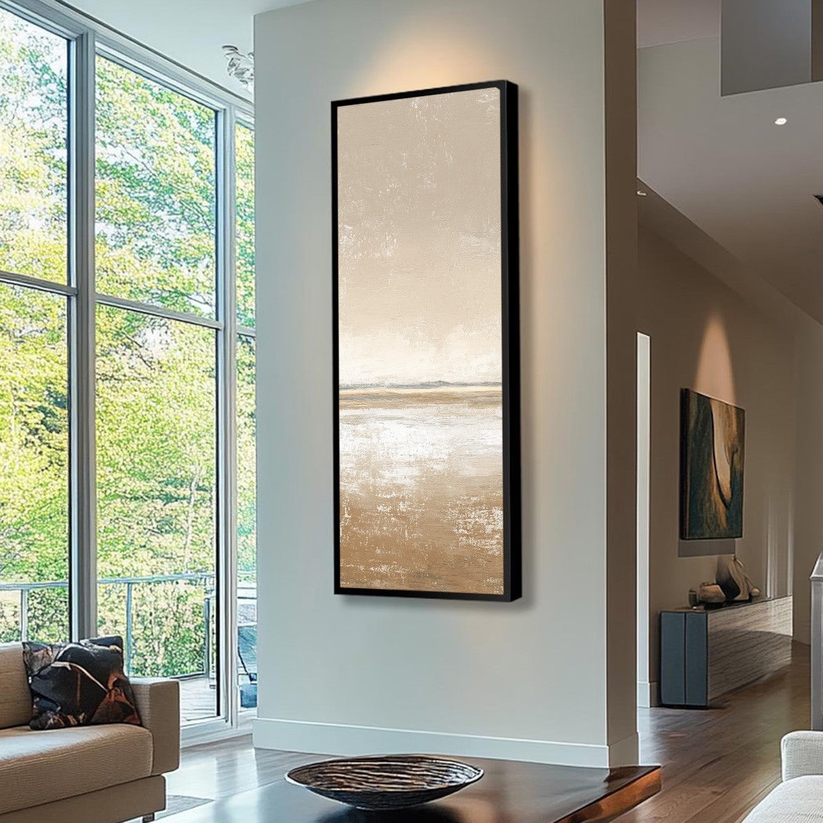 SOLITUDE: Textured Minimalist Wabi Sabi Seascape