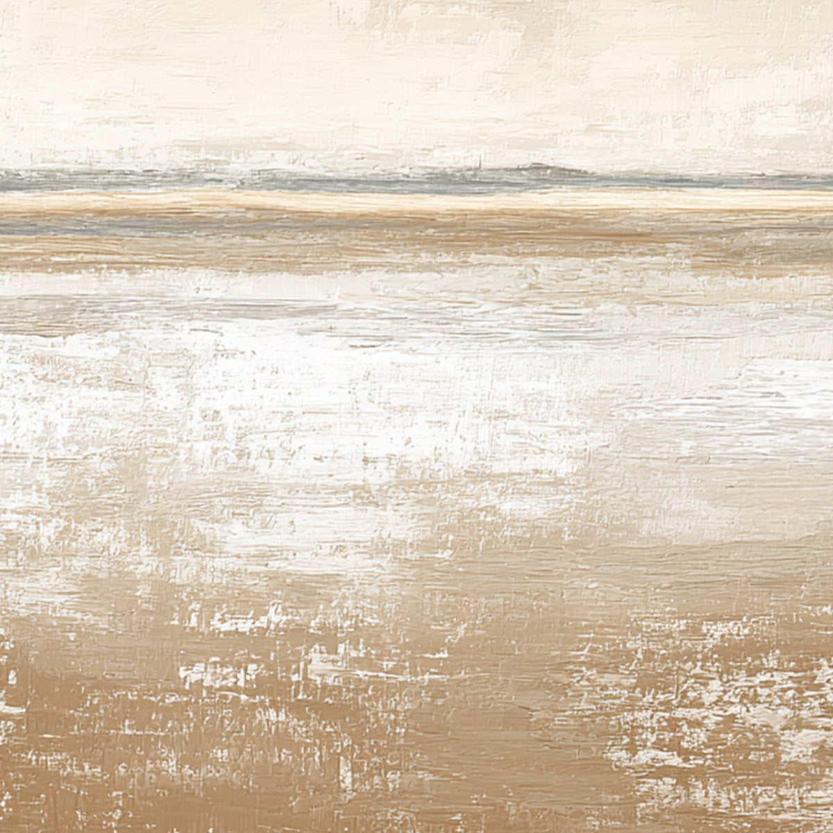 SOLITUDE: Textured Minimalist Wabi Sabi Seascape