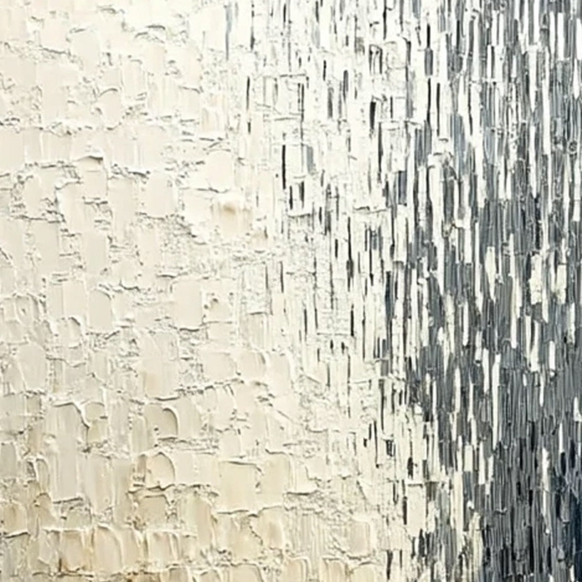 STATIC FLOW: Heavy Texture Wabi Sabi Abstract Painting