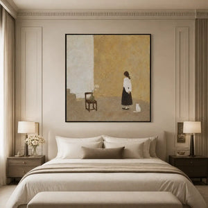 STILL ROOM: Minimalist Woman Interior Painting