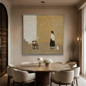 STILL ROOM: Minimalist Woman Interior Painting