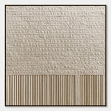 STONE TABLET: Textured Wabi Sabi Minimalist Abstract Painting