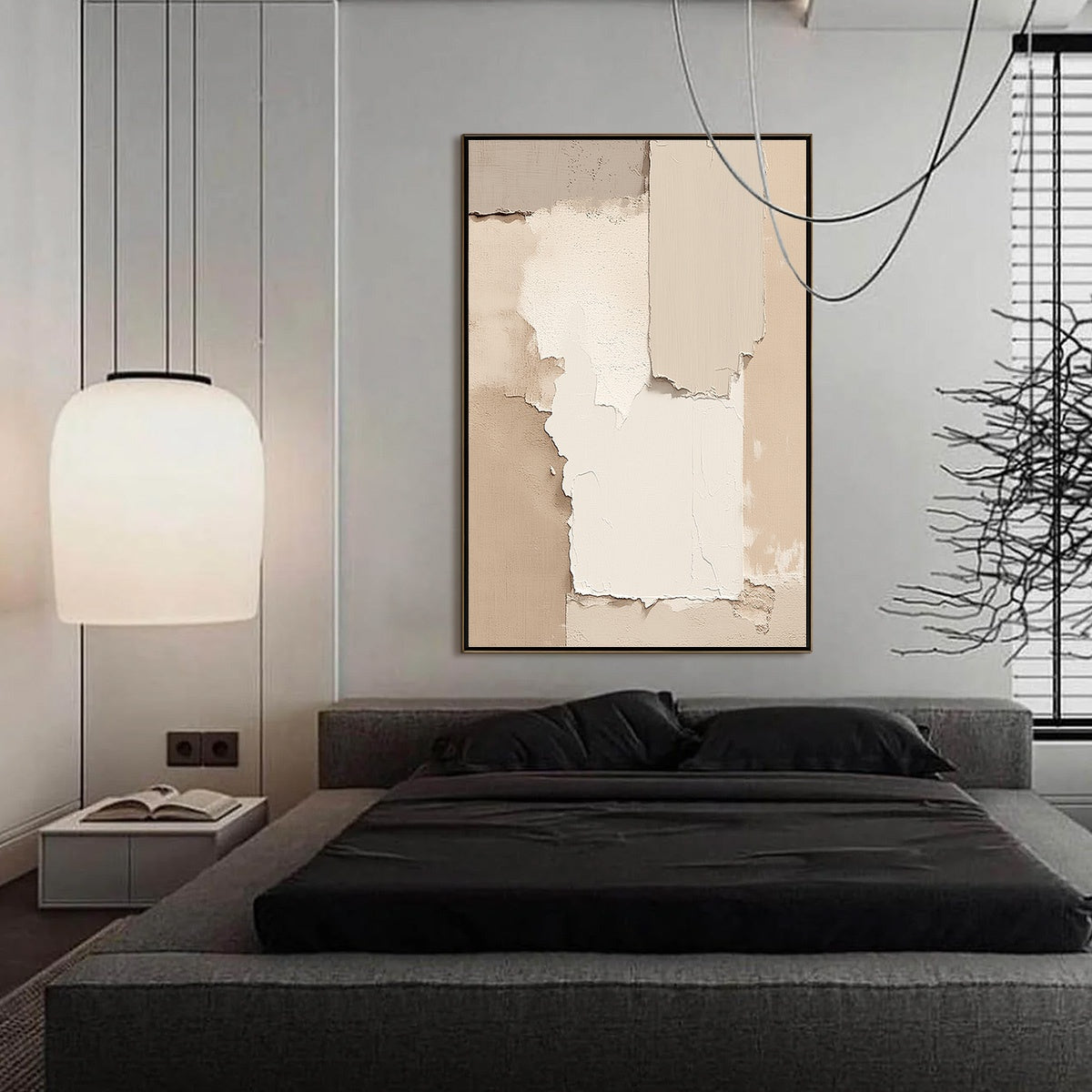 STRATA: Textured Neutral Abstract Wabi Sabi Wall Art