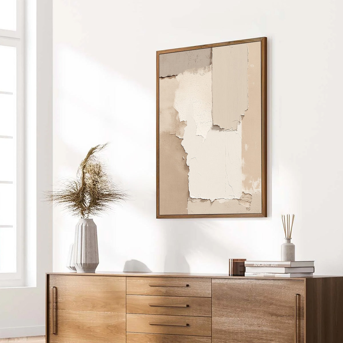 STRATA: Textured Neutral Abstract Wabi Sabi Wall Art