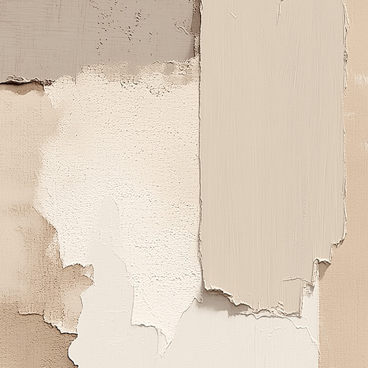 STRATA: Textured Neutral Abstract Wabi Sabi Wall Art