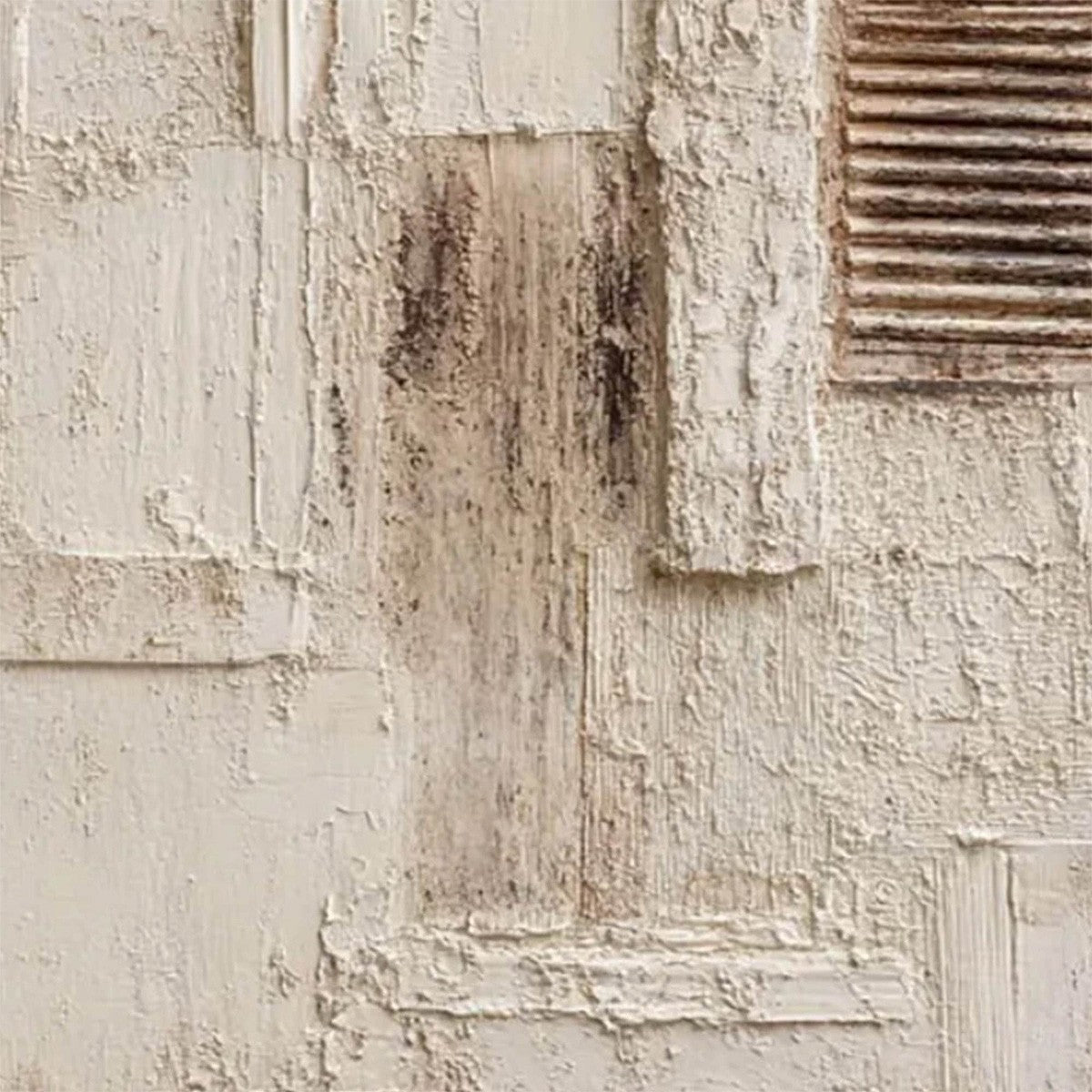 STRATA: Textured Wabi Sabi Abstract Painting in Neutral Tones