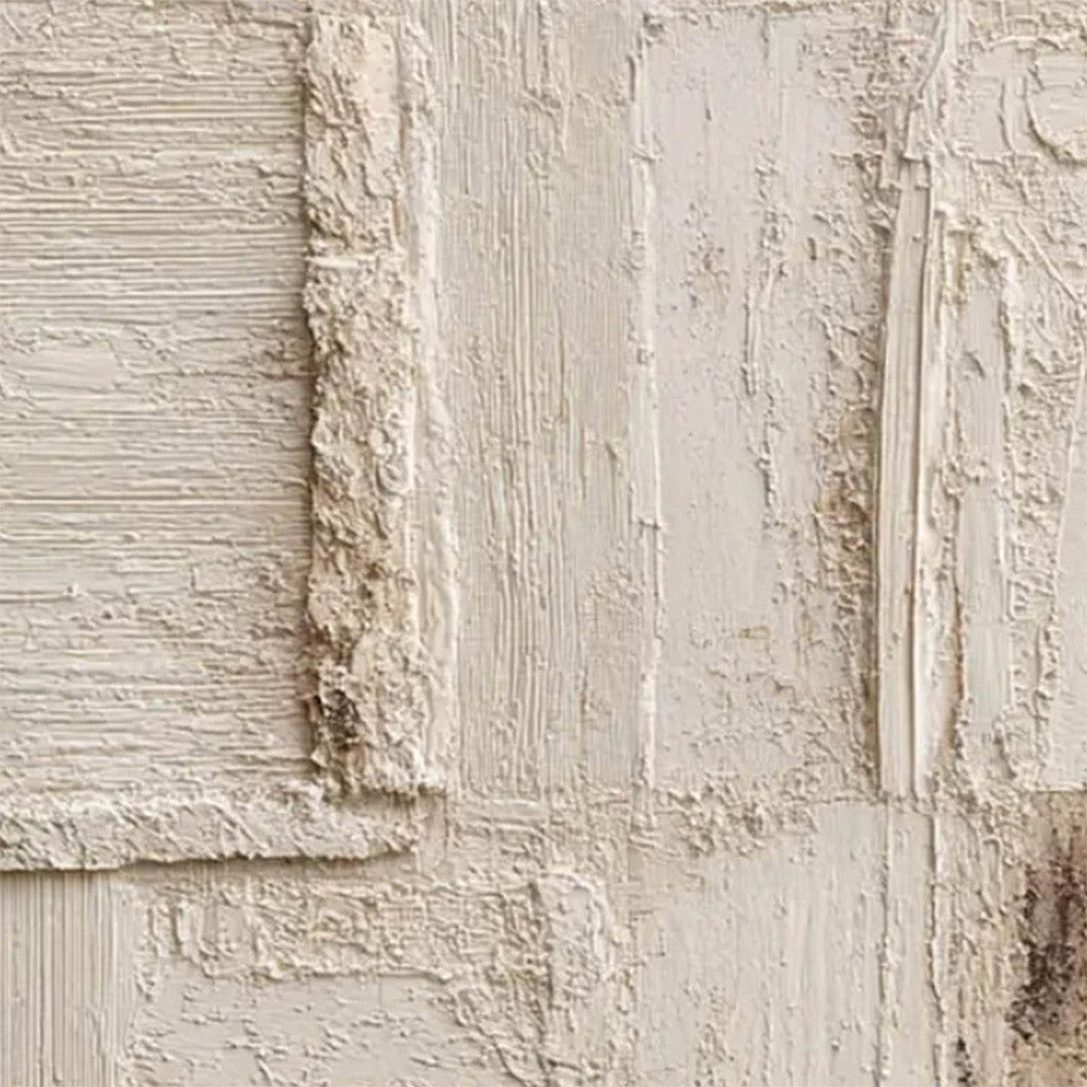 STRATA: Textured Wabi Sabi Abstract Painting in Neutral Tones