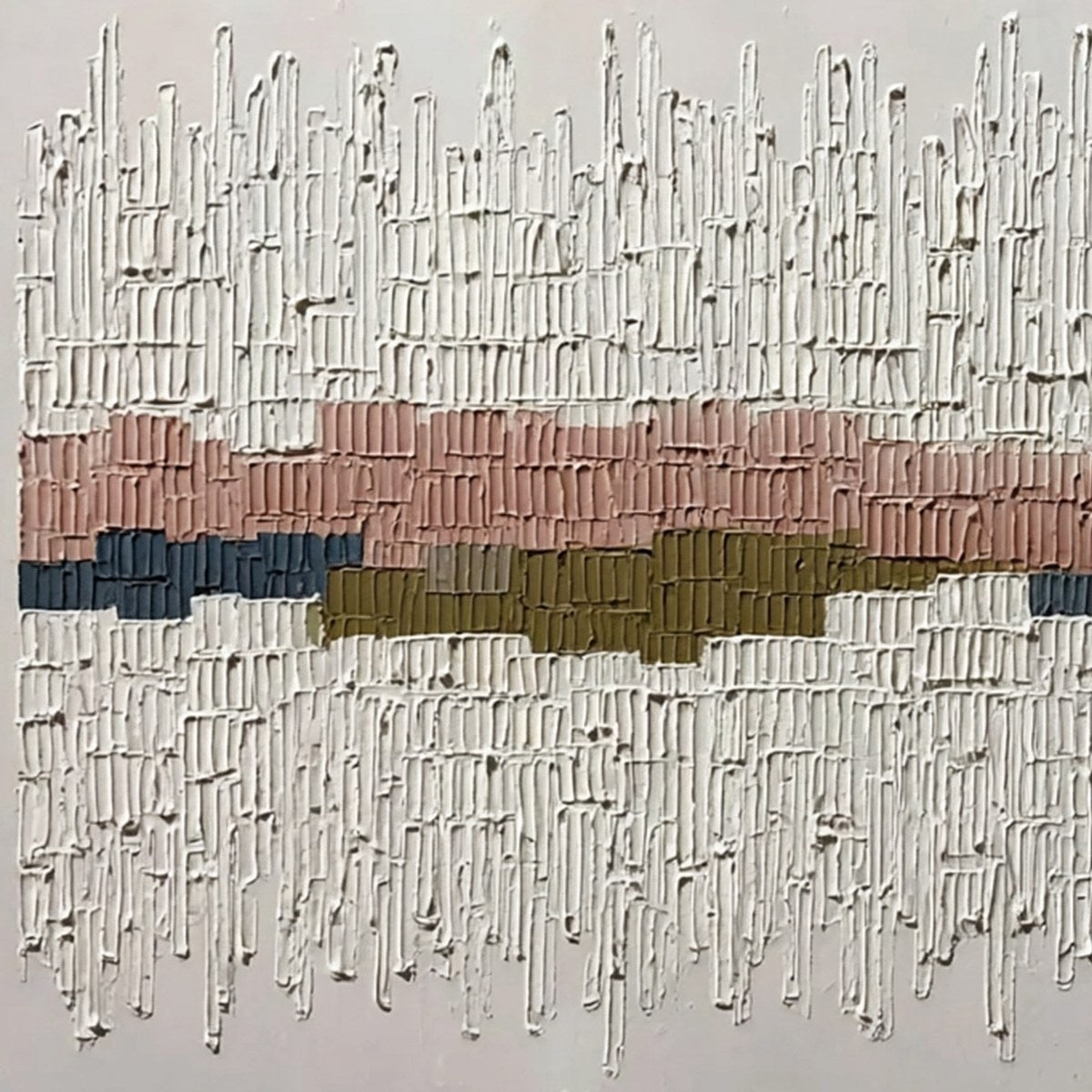 STRATA: Wabi Sabi Textured Abstract Horizontal Wall Art