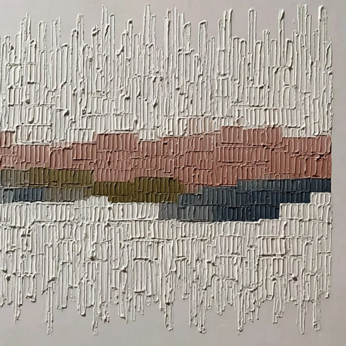 STRATA: Wabi Sabi Textured Abstract Horizontal Wall Art