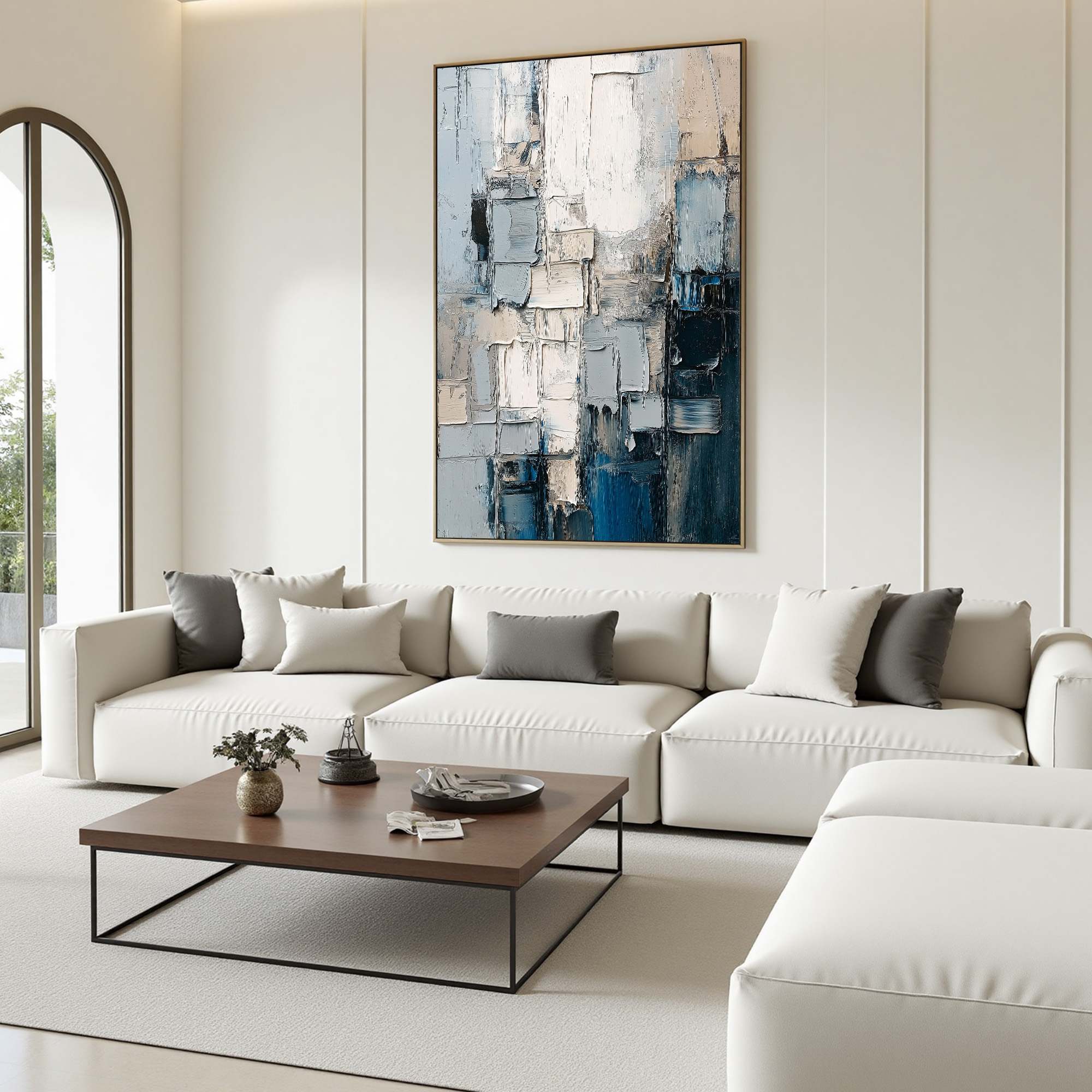 STRATUM: Heavily Textured Abstract Impasto Oil Painting