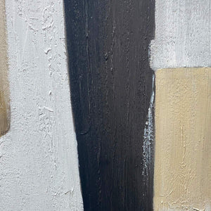 STRUCTURED CALM- Textured Minimalist Abstract Oil Painting
