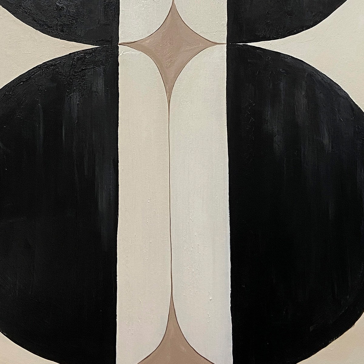 SYMMETRY- Minimalist Geometric Abstract Oil Painting