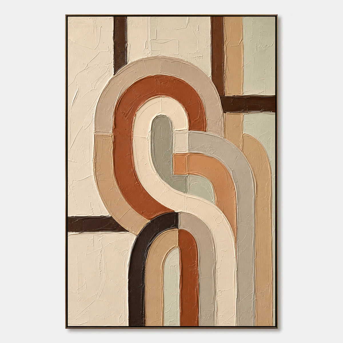 Earthen Loops hand-painted artwork