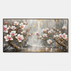 Magnolia Horizon hand-painted artwork