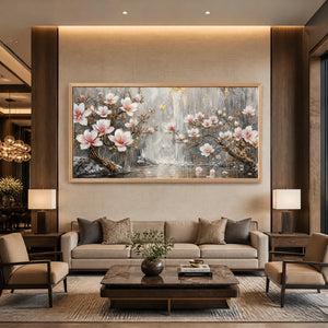 Magnolia Horizon in a refined hotel interior with wood frame