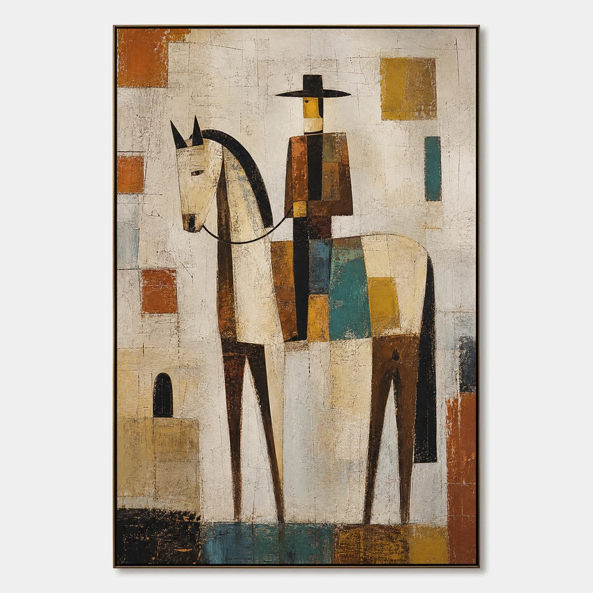 Towered Companion hand-painted artwork