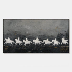 Midnight Cavalcade hand-painted artwork