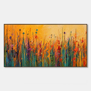 Meadow Embers hand-painted artwork