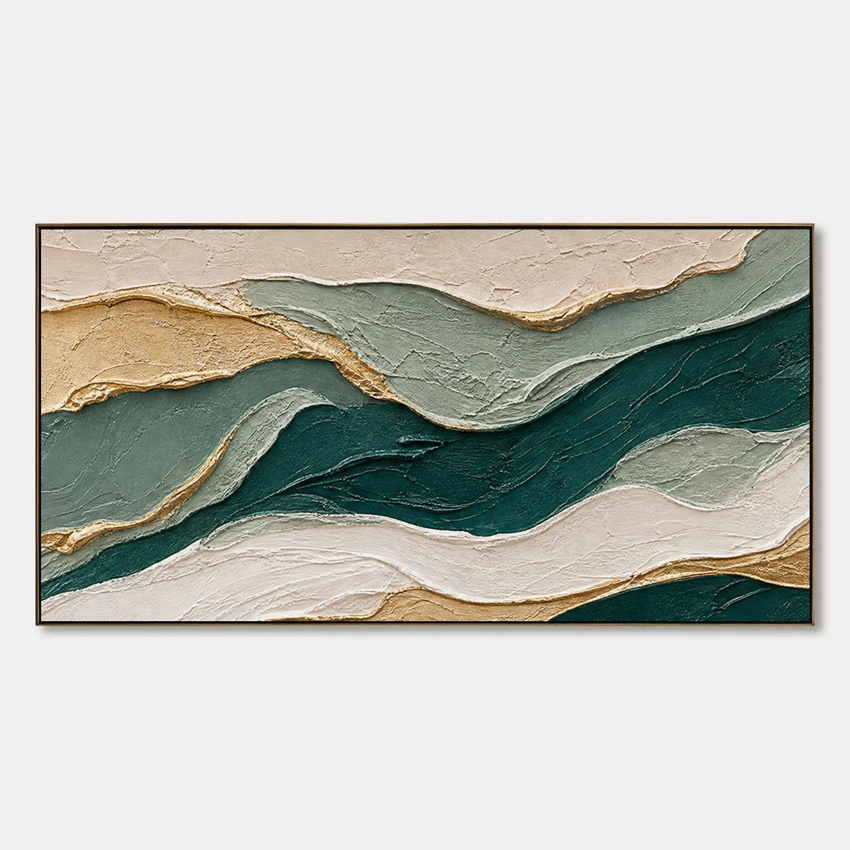 Emerald Terraces hand-painted artwork