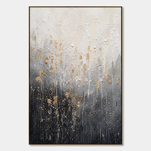Golden Dust Descent hand-painted artwork