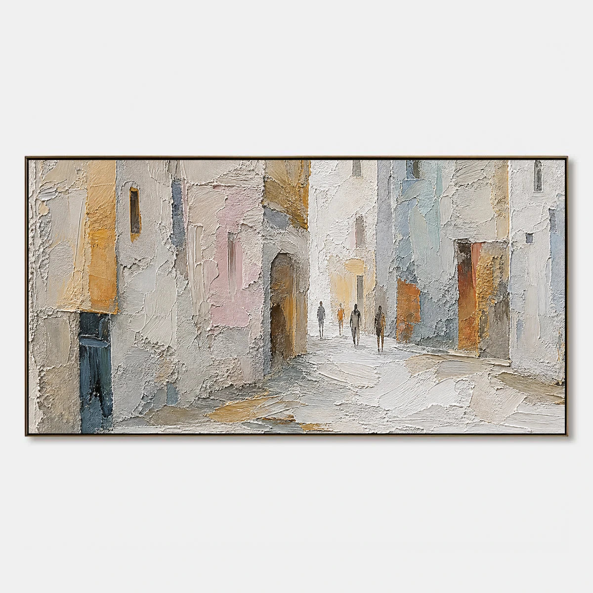 Quiet City Passage hand-painted artwork
